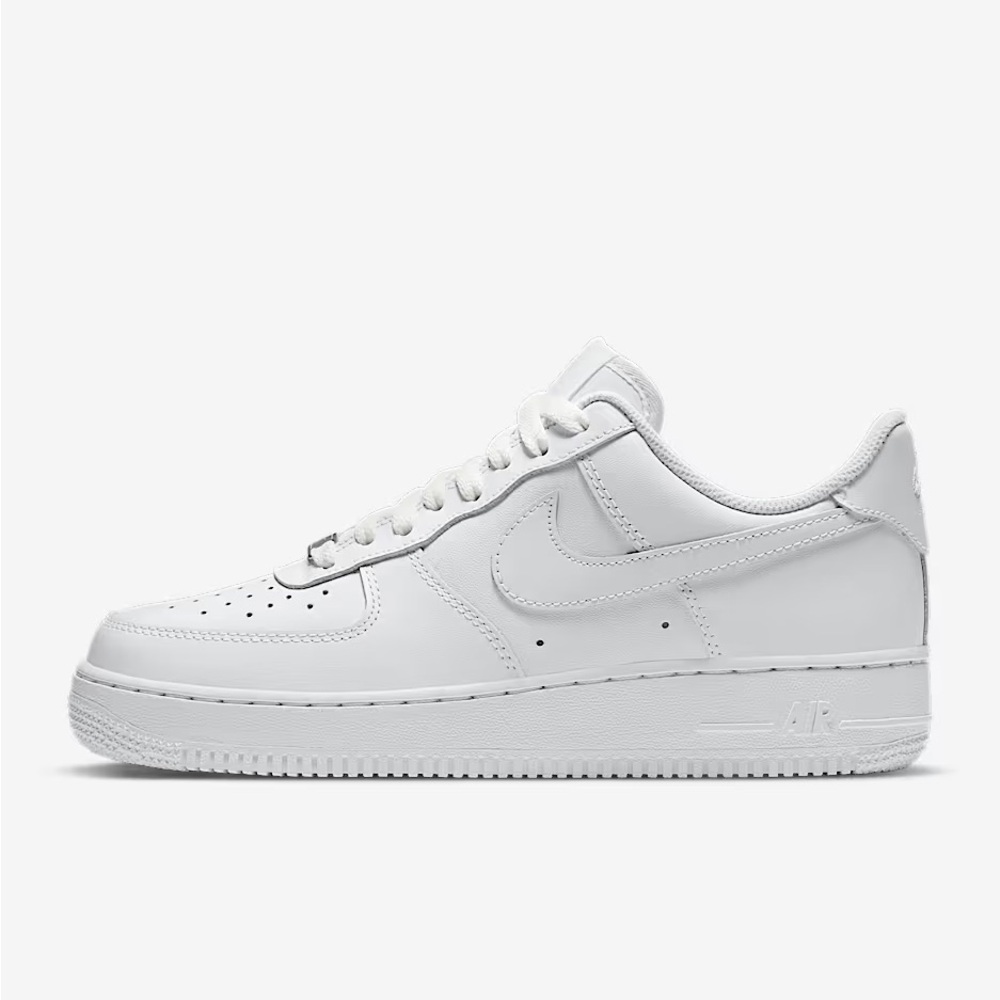 Nike All-White Air Force 1 Sneakers